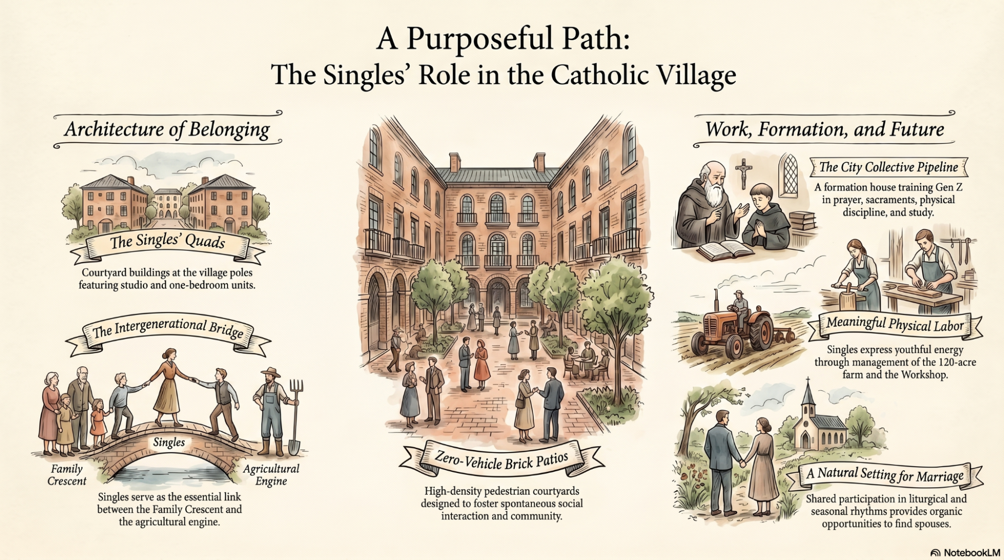A Purposeful Path: The Singles' Role in the Catholic Village