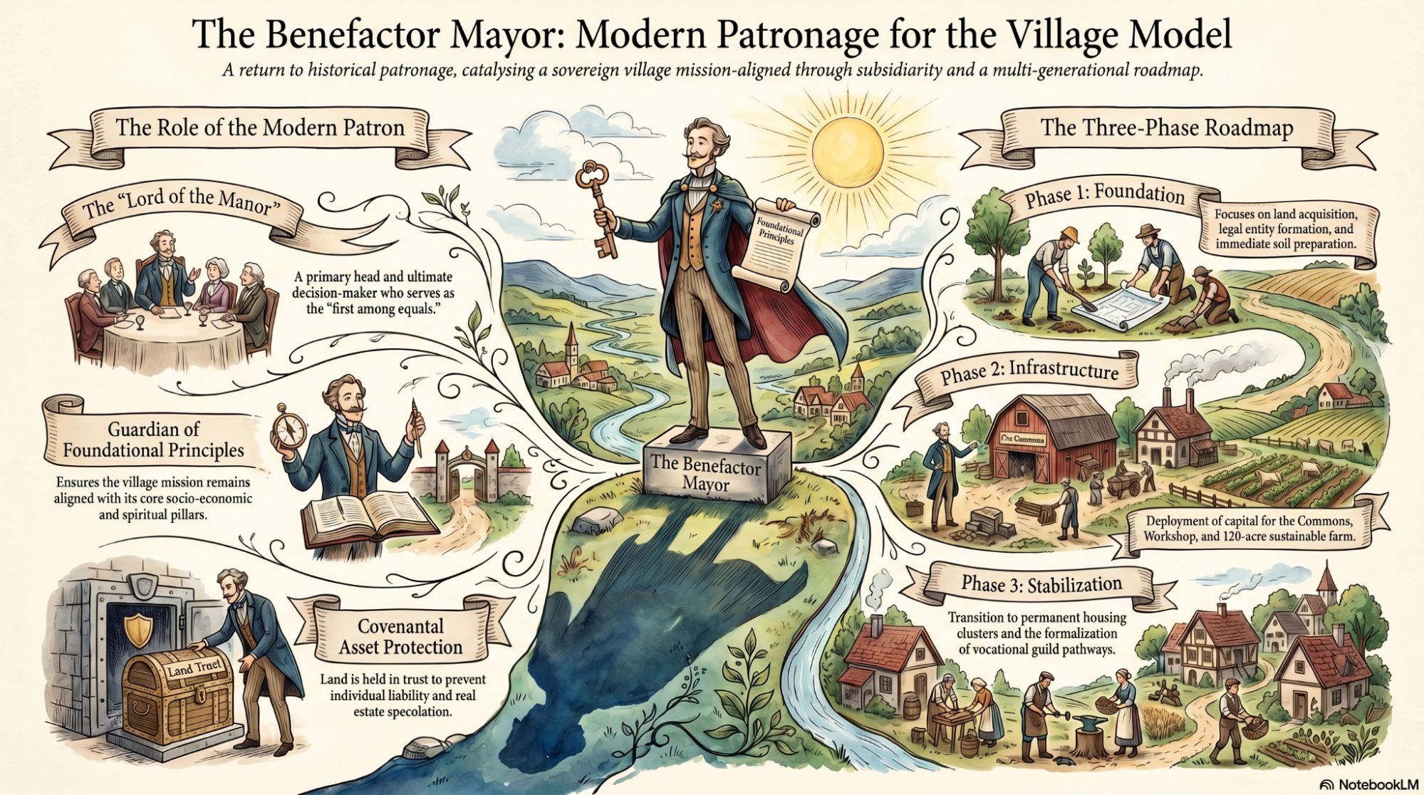 The Benefactor Mayor: Modern Patronage for the Village Model